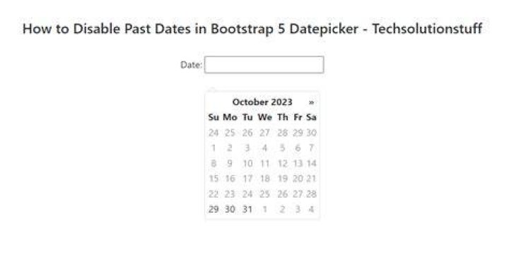 Why is my Bootstrap date-picker not working?