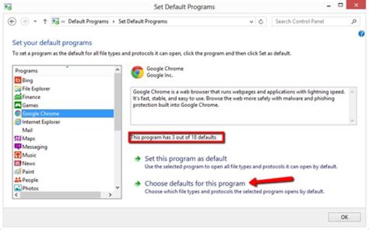 Why is my default browser setting being ignored?