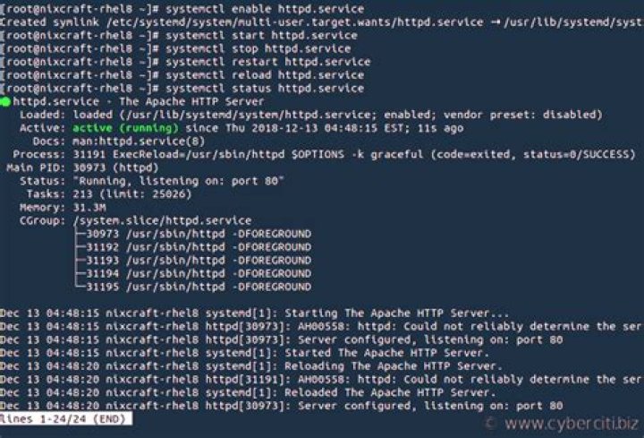 Why is the Apache httpd stop command not graceful by default?