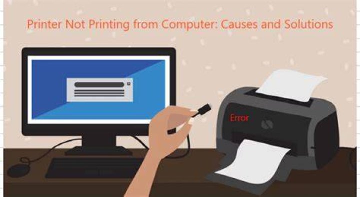 Why is the CUPS printer not printing anything when too many jobs are active?
