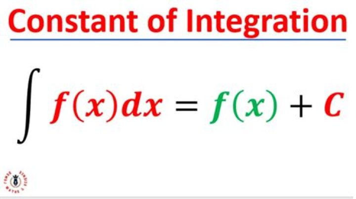 Why is there a constant of integration?