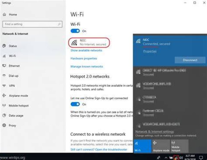 WiFi connects, but pages don't load