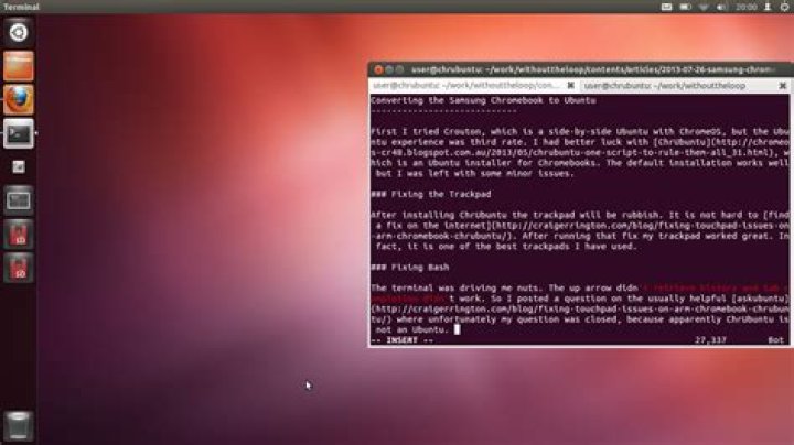 Will an update to Chrubuntu damage Chrome OS?