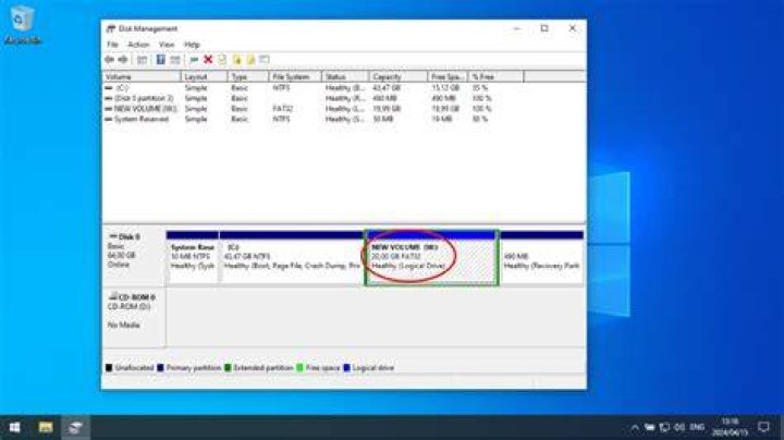 win 10 disk partitions