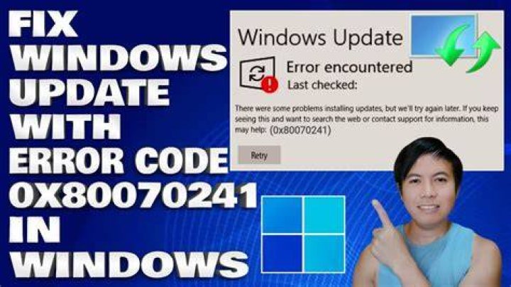 Windows 10: 0x80070241 - Download Error (Windows Update)