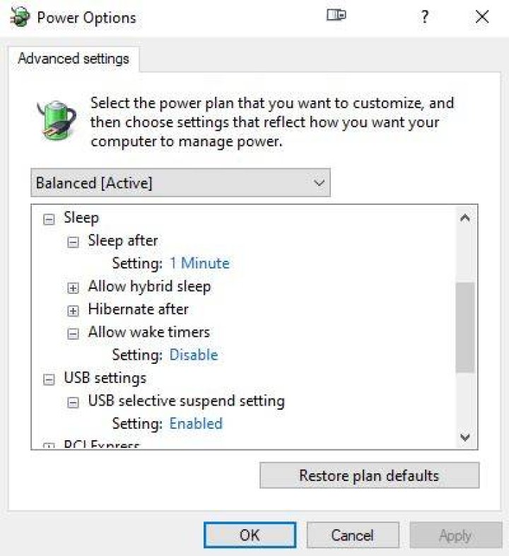 Windows 10 Desktop PC will not go to sleep automatically based on set idle timer no matter what I try. What else can I try?
