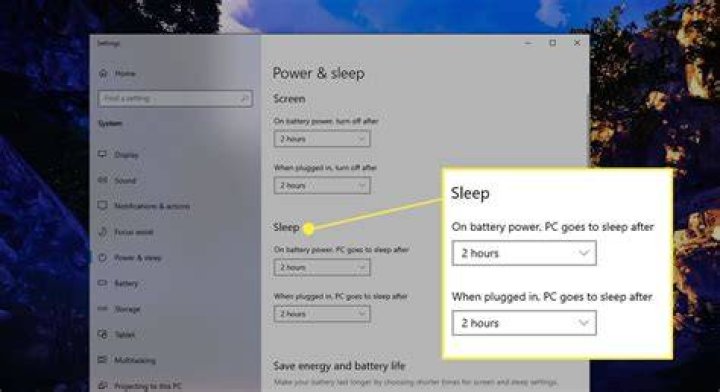 Windows 10 goes to sleep ignoring the settings