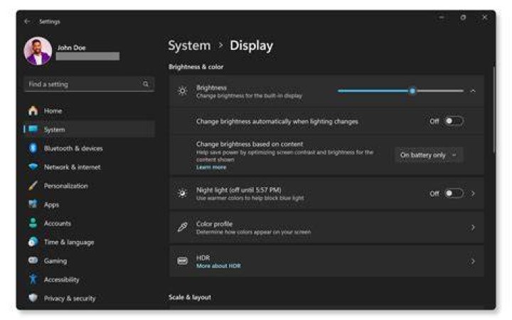 Windows 10 settings >> Time & language >> Date & time