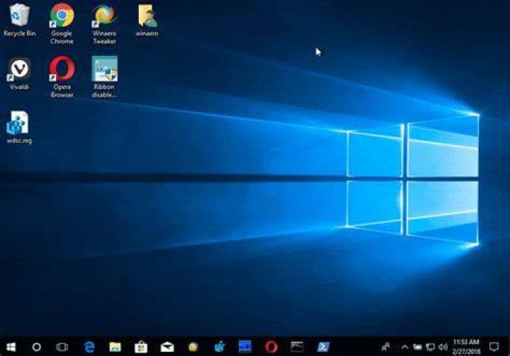 Windows 10 Taskbar