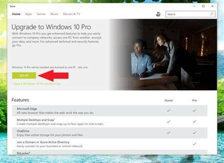 Windows 10 upgrade from Home to Enterprise Version