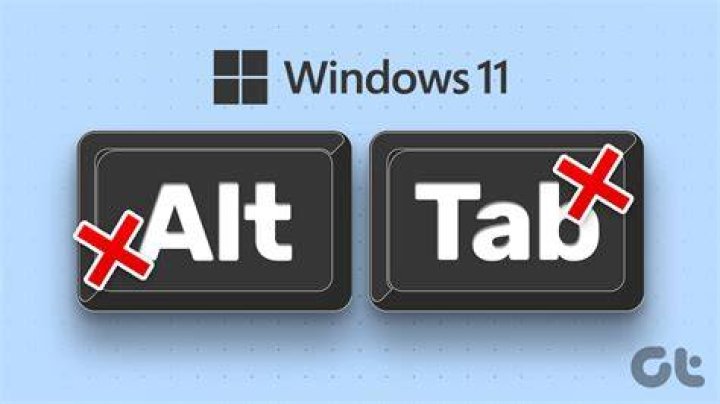 Windows 11 Alt tab keeps alt pressed