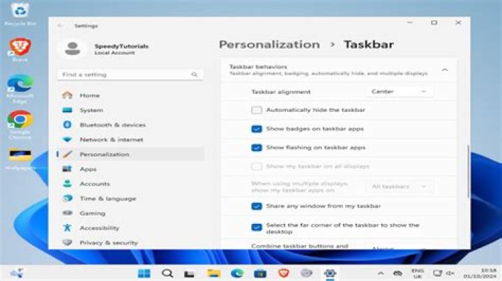 Windows 11 group taskbar icons