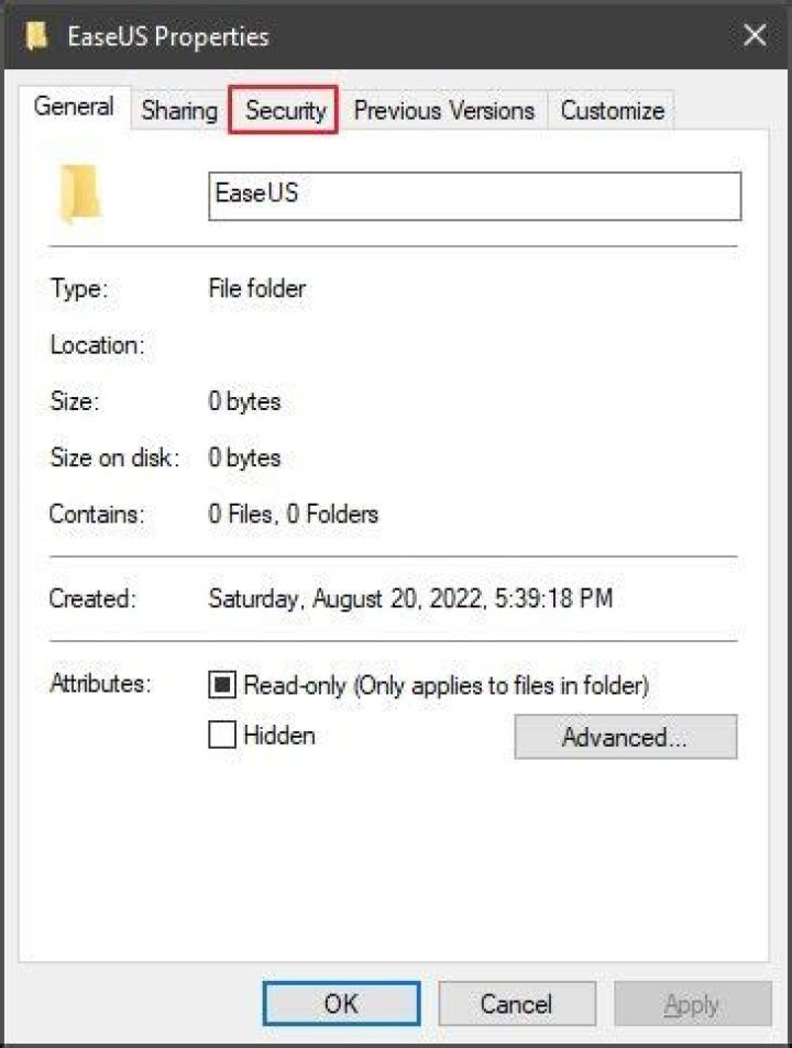 Windows 7 File Permissions, Security Tab, 