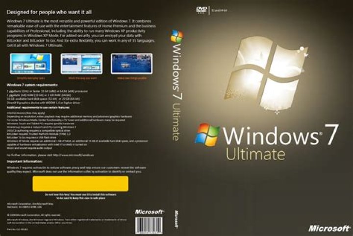 Windows 7 Ultimate SP1