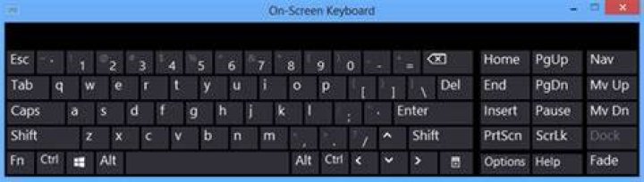 Windows 8 On-Screen Keyboard