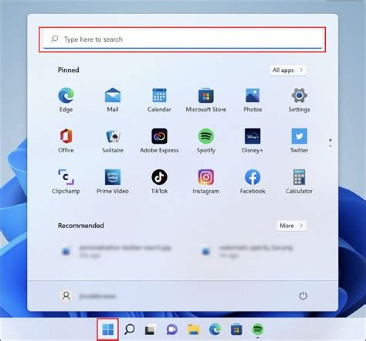 Windows Search bar fills background with black color