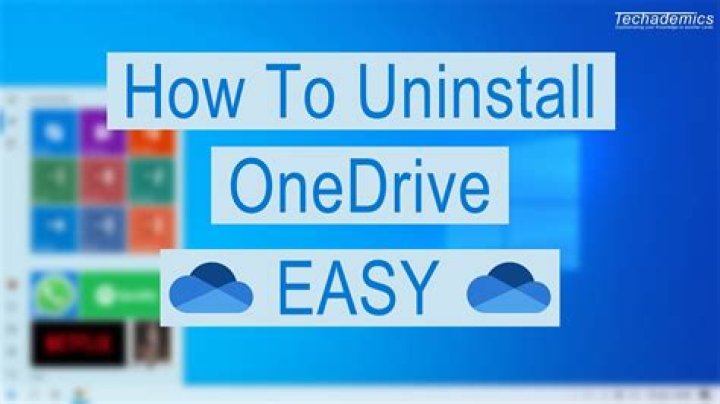 Windows10: How do I uninstall OneDrive app via powershell?