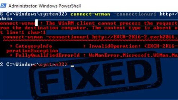 WinRM fails: The client cannot connect to the destination specified in the request