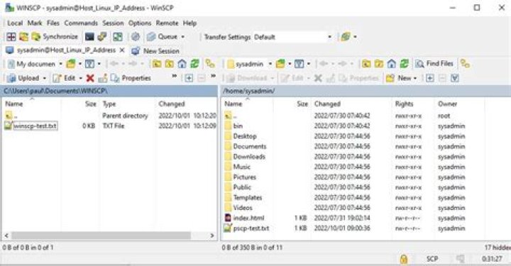 WinSCP is auto hide folders with (.) prefix
