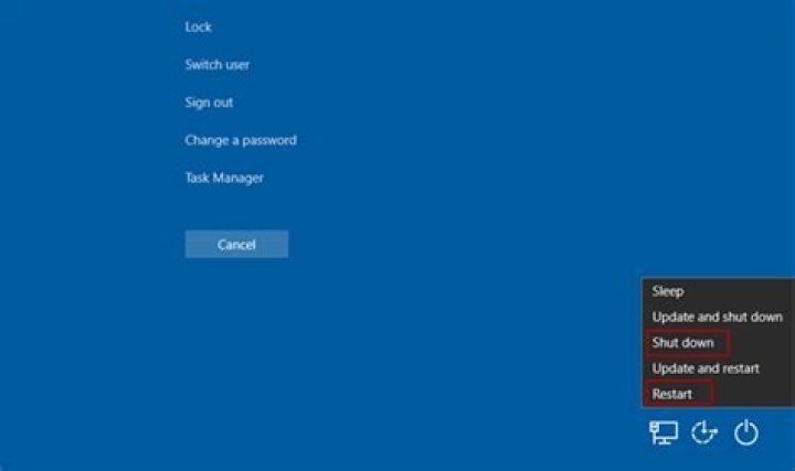 With Windows 10 how can I shut down without installing updates?