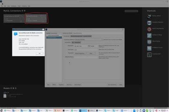 workbeanch conection accept