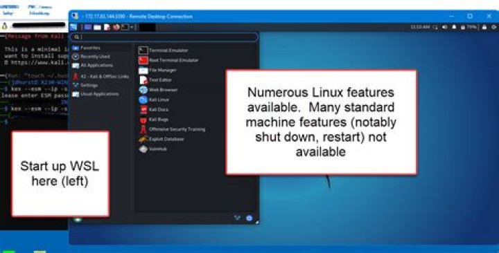 WSL some features