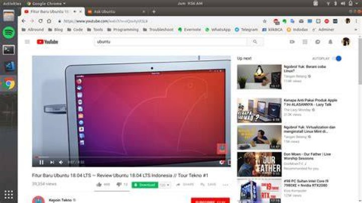 Youtube Player Glitch on Ubuntu 18.04