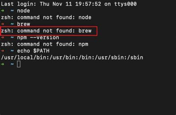 zsh: command not found: atom